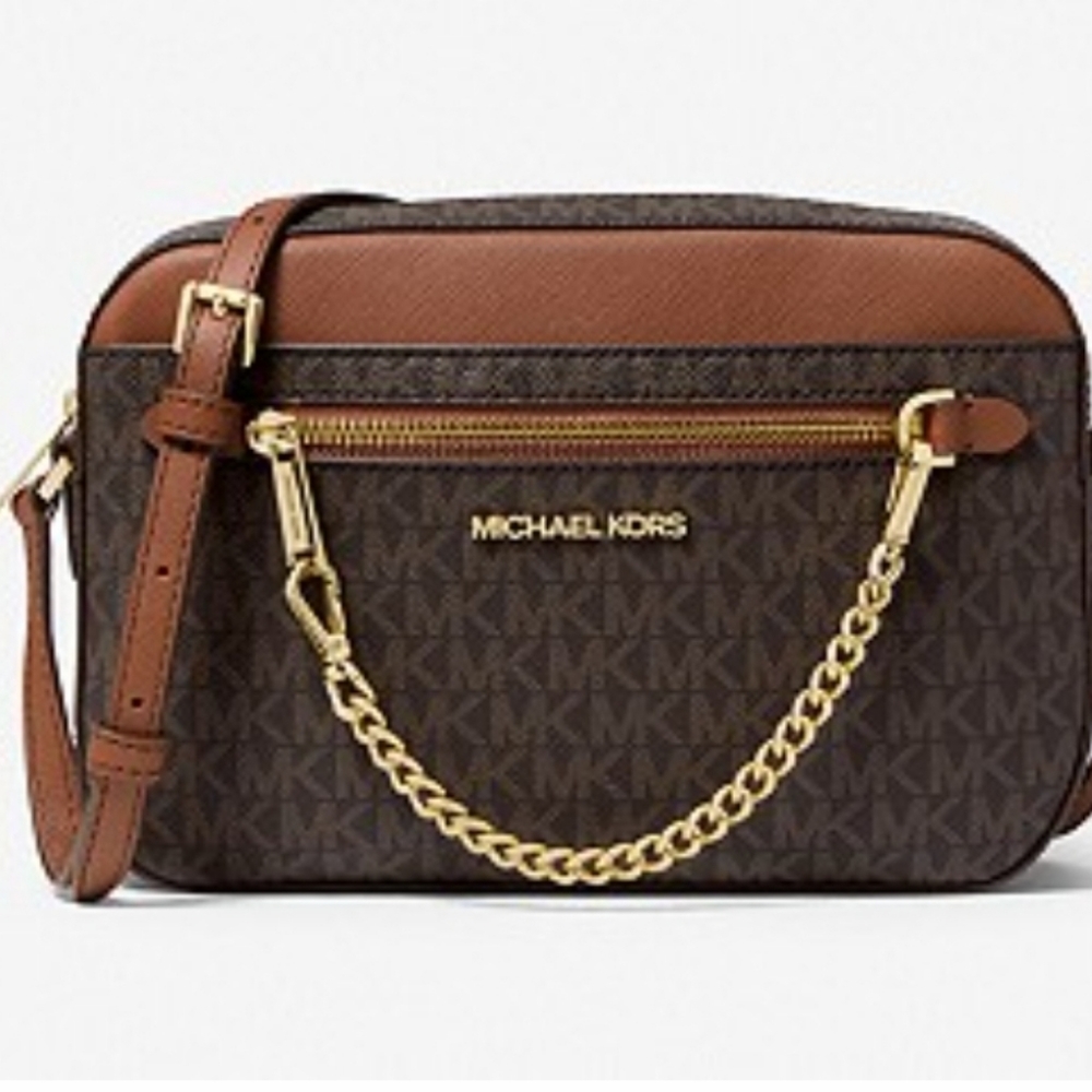 MICHAEL MICHAEL KORS Jet Set Large Logo Crossbody Bag Style # 35S1GTTC9B